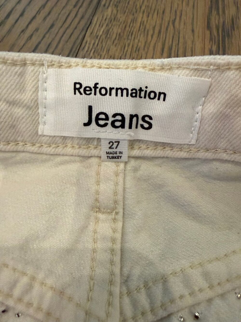 Reformation Cary High Rise Slouchy Wide Leg Jeans size 27 - Picture 6 of 7
